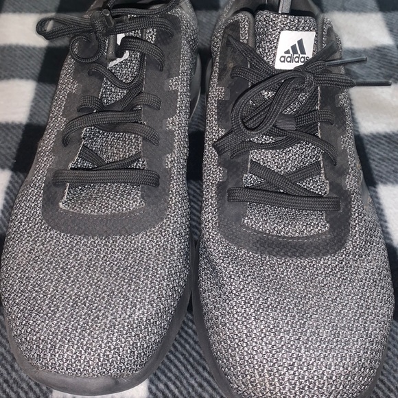 Adidas shoes: size 12 US, rarely worn, still in great conditions, worn < 10x - Picture 2 of 4